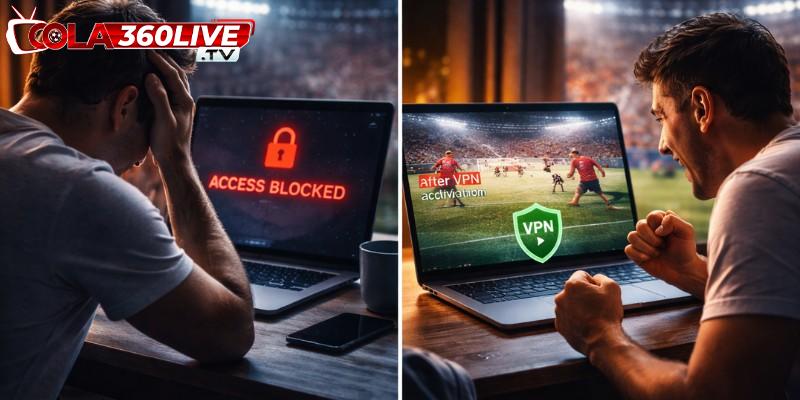 Lý do nên bật VPN xem bóng đá quốc tế