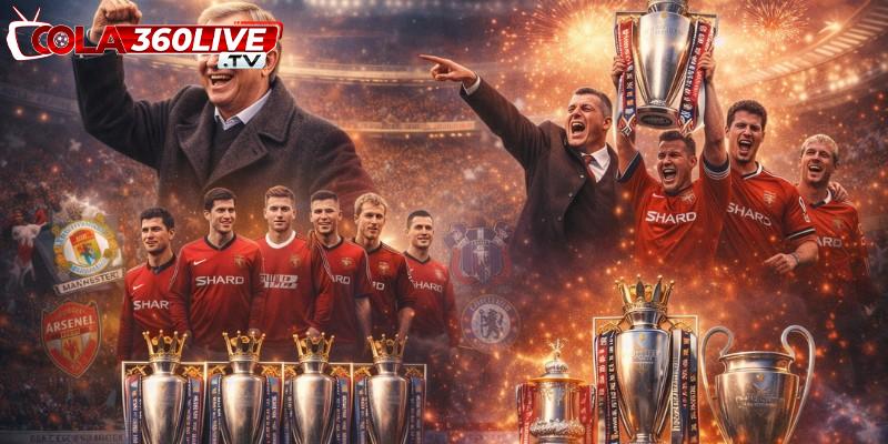 MU lên ngôi thống trị EPL dưới thời Sir Alex Ferguson