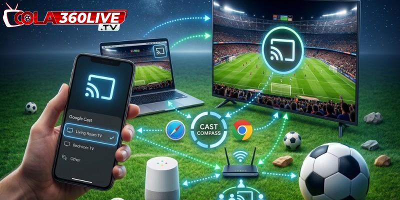 Sử dụng tính năng Google Cast