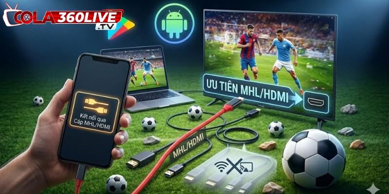 Ưu tiên kết nối qua MHL/HDMI
