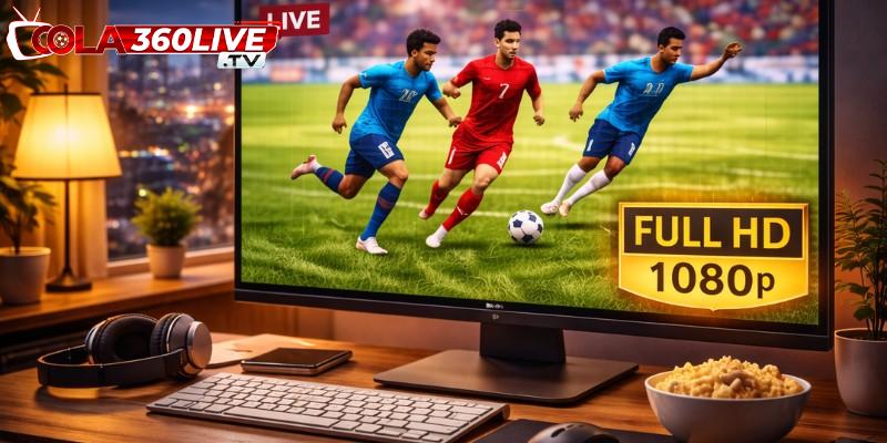 Video xem bóng đá chất lượng Full HD 1080p